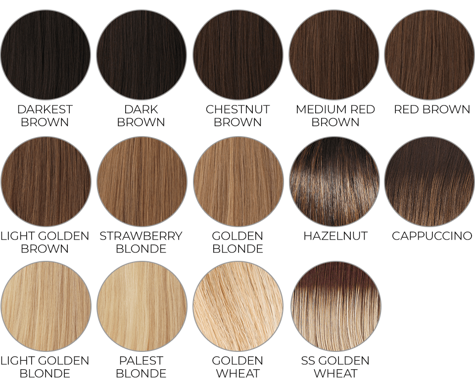 american hairlines human hair wigs color swatches