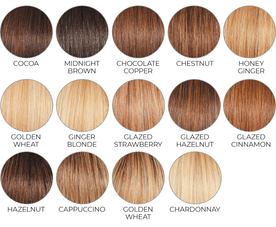 raquel welch couture human hair wigs color swatches