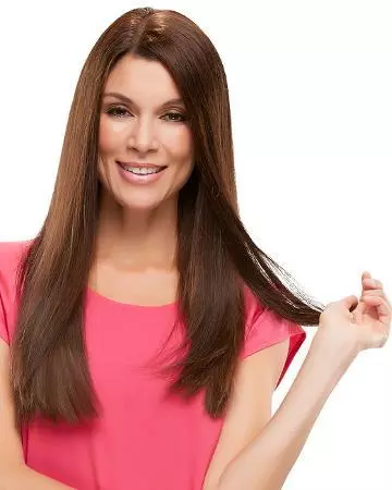 07 womens hair loss top form hh jon renau human hair topper brunette 6rn 18 inch 02
