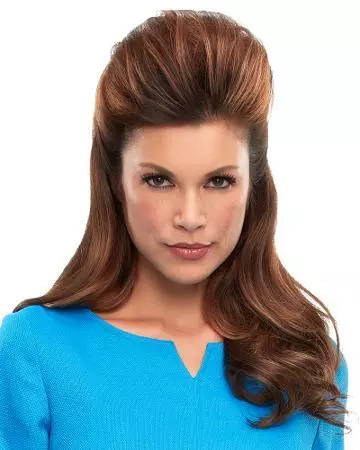 12 womens hair loss top this jon renau synthetic hair topper fs6 brunette 18 inch 01