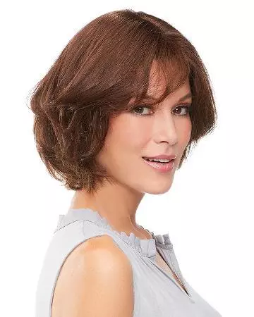   solutions photo gallery toppers synthetic hair toppers jon renau 01 beginning stage 03 easipart french 01 jon renau easipart french synthetic topper 8 inch 6rn brunette womens hair loss 01