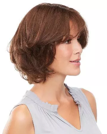   solutions photo gallery toppers synthetic hair toppers jon renau 01 beginning stage 03 easipart french 02 jon renau easipart french synthetic topper 8 inch 6rn brunette womens hair loss 01